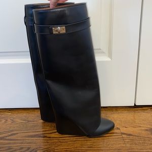 Givenchy Shark Tooth Boots Black